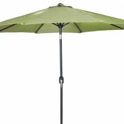 Jordan Manufacturing 9FT Steel Market Umbrella In Olive Umbrellas