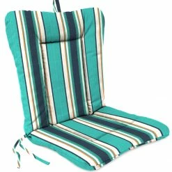 Jordan Manufacturing Outdoor Knife Edge Euro Style Chair Cushion- Sunbrella TOKEN SURFSIDE GLEN RAVEN Custom Order Cushions