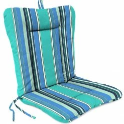 Jordan Manufacturing Outdoor Knife Edge Euro Style Chair Cushion- Sunbrella DOLCE STR OASIS ACR GLEN RAVEN Custom Order Cushions