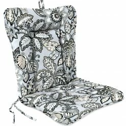 Jordan Manufacturing Outdoor Knife Edge Euro Style Chair Cushion-COPELAND NOIR RICHLOOM Custom Order Cushions