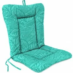 Jordan Manufacturing Outdoor Knife Edge Euro Style Chair Cushion-MAVEN LAGOON