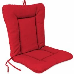 Jordan Manufacturing Custom Order Cushions Outdoor Knife Edge Euro Style Chair Cushion- Sunbrella CANVAS JOCKEY ACR RED ACR GLEN RAVEN