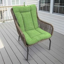 Jordan Manufacturing Outdoor Knife Edge Euro Style Chair Cushion-TORY PALM RICHLOOM