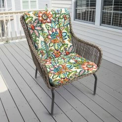 Jordan Manufacturing Outdoor Knife Edge Euro Style Chair Cushion-COPELAND FIESTA RICHLOOM Custom Order Cushions