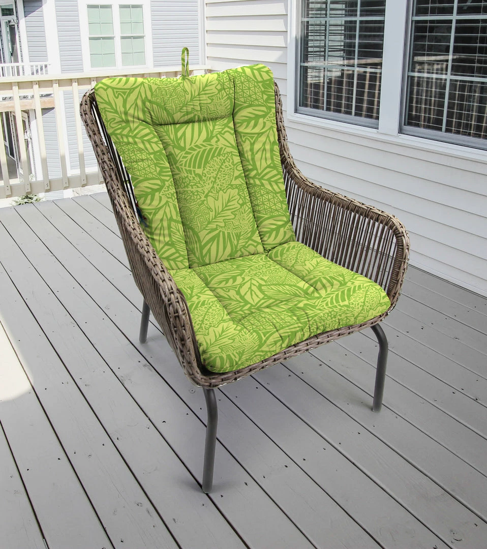 Jordan Manufacturing Custom Order Cushions Outdoor Knife Edge Euro Style Chair Cushion-MAVEN LEAF RICHLOOM 2 Jordan Manufacturing Custom Order Cushions Outdoor Knife Edge Euro Style Chair Cushion-MAVEN LEAF RICHLOOM