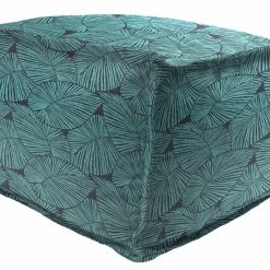 Jordan Manufacturing Custom Order Cushions 20" Square Outdoor Bead Filled Pouf/Ottoman-TALIA CARIBE RICHLOOM