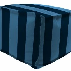 Jordan Manufacturing 20" Square Outdoor Bead Filled Pouf/Ottoman-PREVIEW CAPRI RICHLOOM Custom Order Cushions