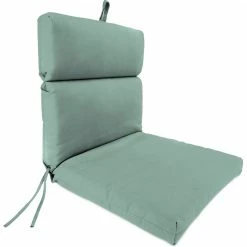 Jordan Manufacturing Outdoor French Edge Dining Chair Cushion- Sunbrella CANVAS SPA ACR GLEN RAVEN Custom Order Cushions