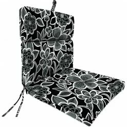 Jordan Manufacturing Outdoor French Edge Dining Chair Cushion-HALSEY SHADOW RICHLOOM