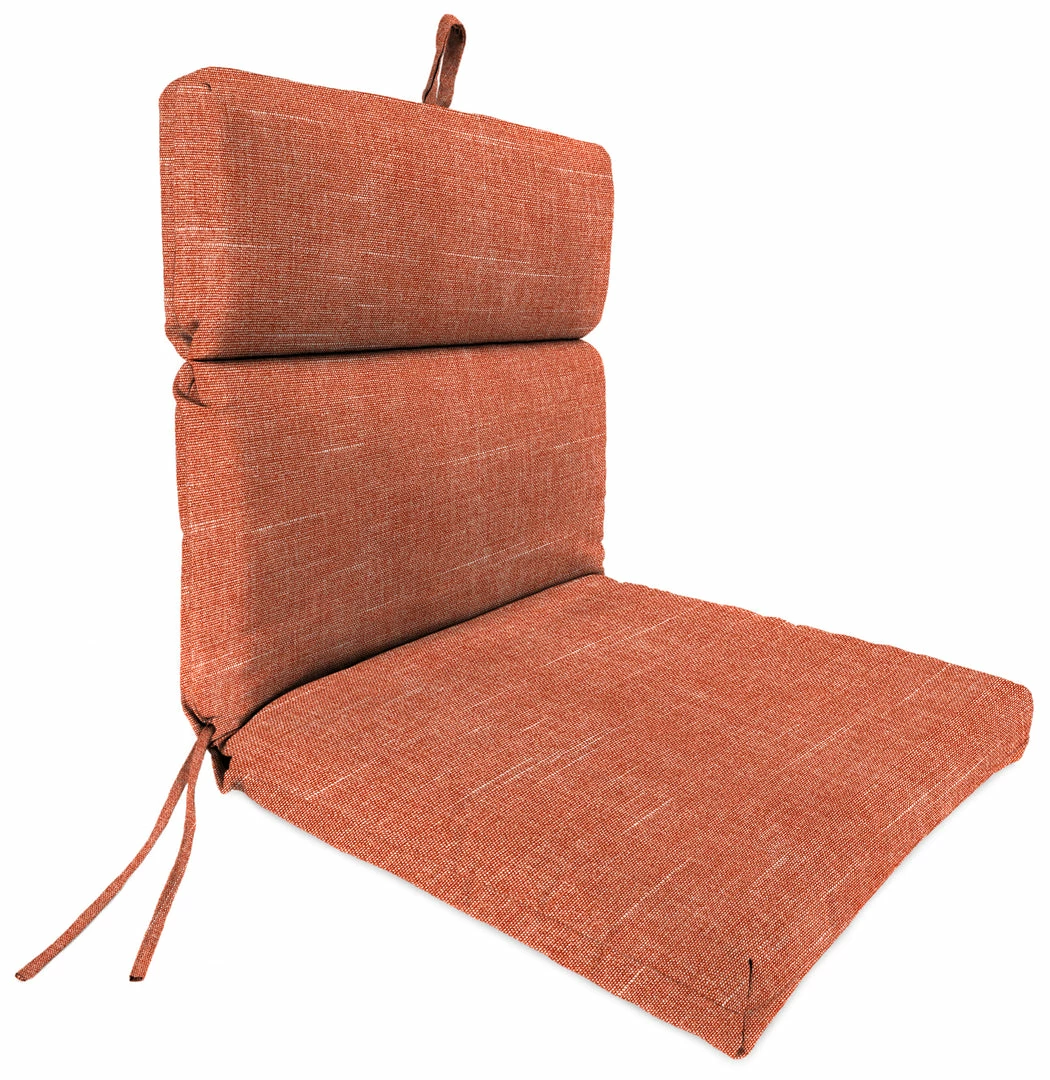 Jordan Manufacturing Outdoor French Edge Dining Chair Cushion-TORY SUNSET RICHLOOM 1 Jordan Manufacturing Outdoor French Edge Dining Chair Cushion-TORY SUNSET RICHLOOM