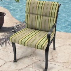 Jordan Manufacturing Custom Order Cushions Outdoor French Edge Dining Chair Cushion-TERRACE SUNRISE RICHLOOM