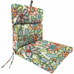 Jordan Manufacturing Outdoor French Edge Dining Chair Cushion-COPELAND FIESTA RICHLOOM