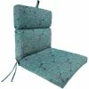 Jordan Manufacturing Custom Order Cushions Outdoor French Edge Dining Chair Cushion-TALIA CARIBE RICHLOOM