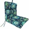 Jordan Manufacturing Outdoor French Edge Dining Chair Cushion-FANFARE CAPRI
