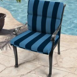 Jordan Manufacturing Custom Order Cushions Outdoor French Edge Dining Chair Cushion-PREVIEW CAPRI RICHLOOM