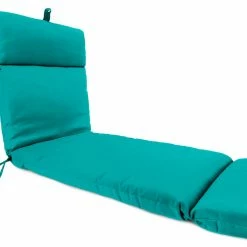 Jordan Manufacturing Custom Order Cushions Outdoor French Edge Chaise Lounge Cushion- Sunbrella CANVAS ARUBA GLEN RAVEN