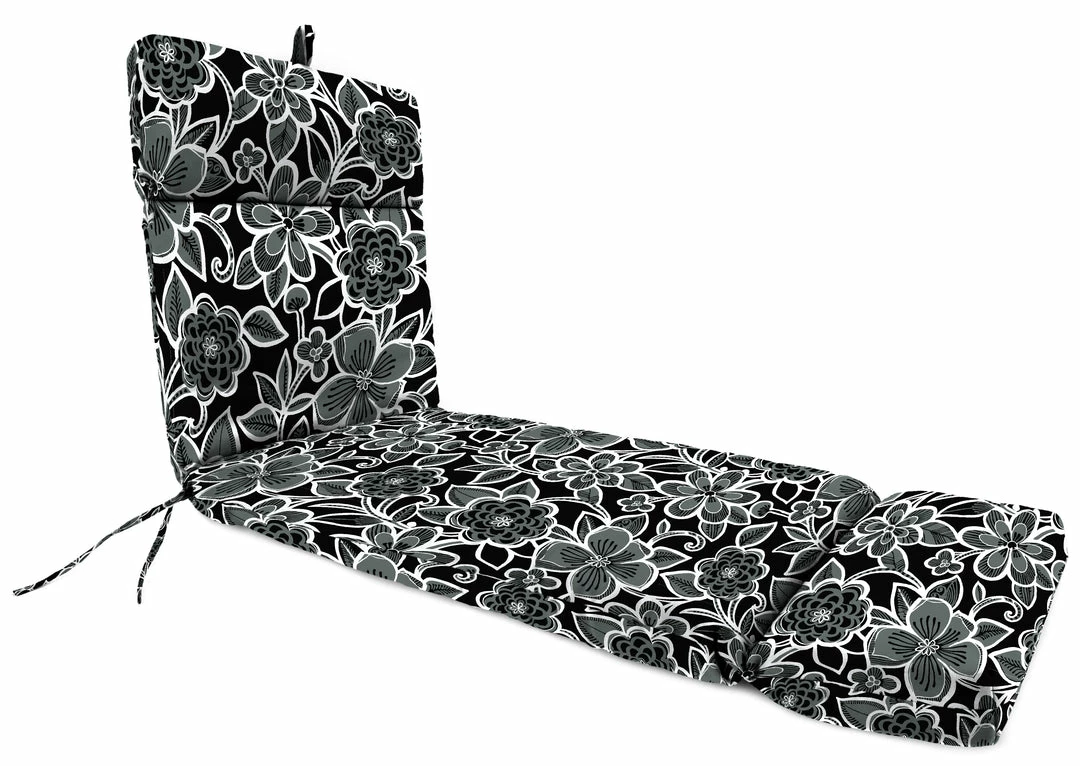 Jordan Manufacturing Custom Order Cushions Outdoor French Edge Chaise Lounge Cushion-HALSEY SHADOW RICHLOOM 1 Jordan Manufacturing Custom Order Cushions Outdoor French Edge Chaise Lounge Cushion-HALSEY SHADOW RICHLOOM