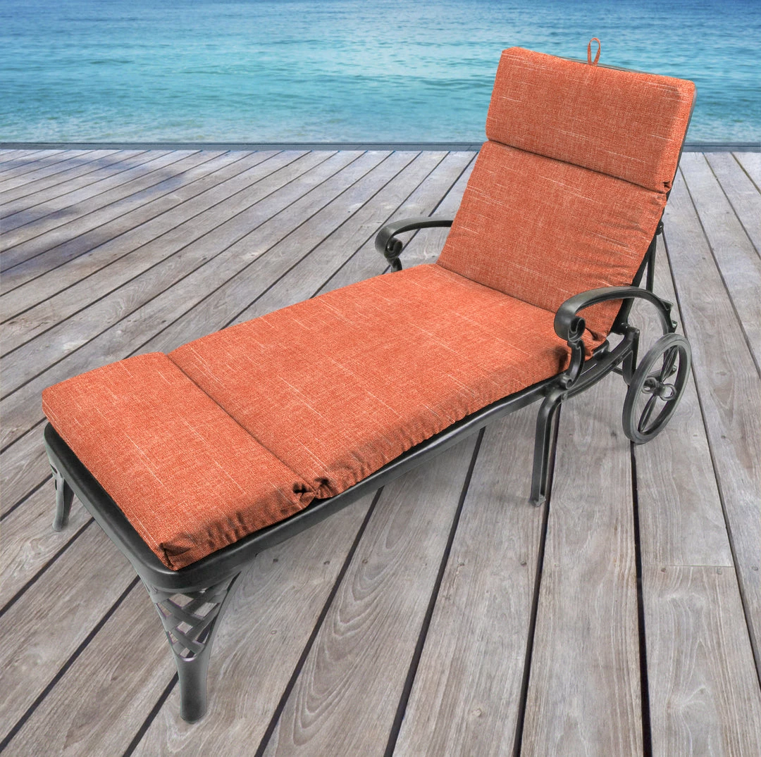 Jordan Manufacturing Outdoor French Edge Chaise Lounge Cushion-TORY SUNSET RICHLOOM 2 Jordan Manufacturing Outdoor French Edge Chaise Lounge Cushion-TORY SUNSET RICHLOOM