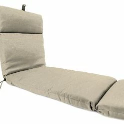 Jordan Manufacturing Outdoor French Edge Chaise Lounge Cushion-TORY BISQUE RICHLOOM