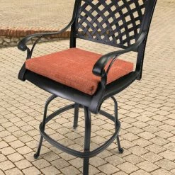 Jordan Manufacturing Custom Order Cushions Outdoor French Edge Seat Cushion-TORY SUNSET RICHLOOM