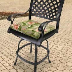 Jordan Manufacturing Custom Order Cushions Outdoor French Edge Seat Cushion-TAHITI SUNRISE RICHLOOM