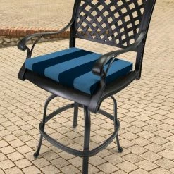 Jordan Manufacturing Outdoor French Edge Seat Cushion-PREVIEW CAPRI RICHLOOM Custom Order Cushions