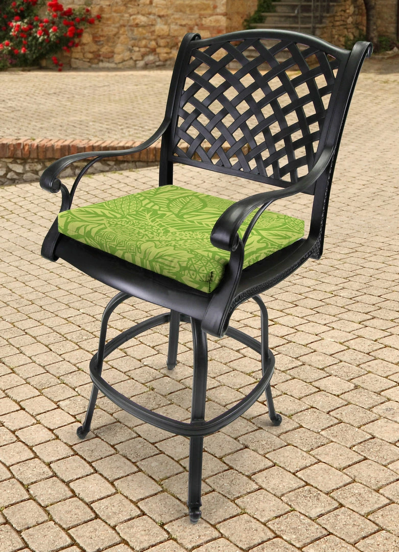 Jordan Manufacturing Outdoor French Edge Seat Cushion-MAVEN LEAF RICHLOOM Custom Order Cushions 2 Jordan Manufacturing Outdoor French Edge Seat Cushion-MAVEN LEAF RICHLOOM Custom Order Cushions