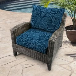 Jordan Manufacturing Outdoor 2PC Deep Seat Chair Cushion-MAVEN CAPRI Custom Order Cushions