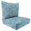 Jordan Manufacturing Outdoor 2PC Deep Seat Chair Cushion-MEDLO BAY RICHLOOM