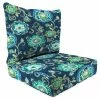 Jordan Manufacturing Custom Order Cushions Outdoor 2PC Deep Seat Chair Cushion-FANFARE CAPRI