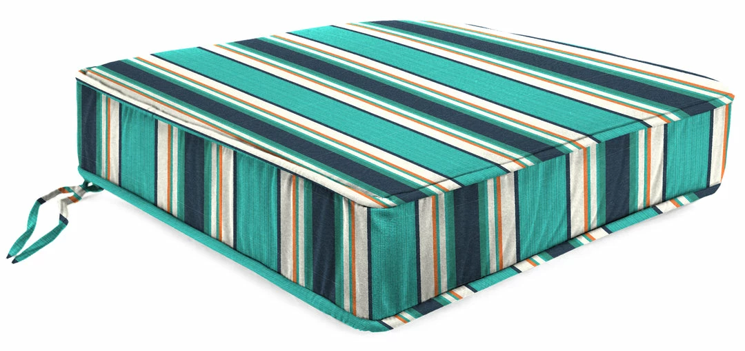 Jordan Manufacturing Outdoor Boxed Edge Deep Seat Cushion- Sunbrella TOKEN SURFSIDE GLEN RAVEN Custom Order Cushions 1 Jordan Manufacturing Outdoor Boxed Edge Deep Seat Cushion- Sunbrella TOKEN SURFSIDE GLEN RAVEN Custom Order Cushions