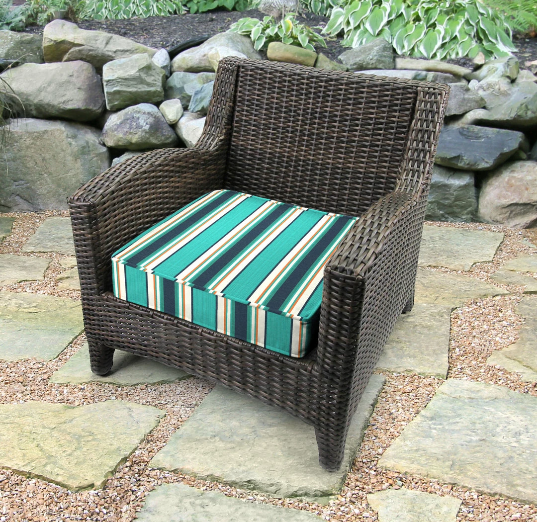 Jordan Manufacturing Outdoor Boxed Edge Deep Seat Cushion- Sunbrella TOKEN SURFSIDE GLEN RAVEN Custom Order Cushions 2 Jordan Manufacturing Outdoor Boxed Edge Deep Seat Cushion- Sunbrella TOKEN SURFSIDE GLEN RAVEN Custom Order Cushions