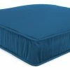 Jordan Manufacturing Custom Order Cushions Outdoor Boxed Edge Deep Seat Cushion- Sunbrella CAVAS REGATTA GLEN RAVEN