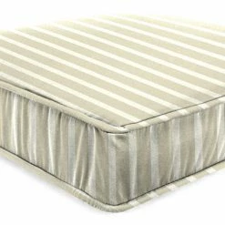 Jordan Manufacturing Outdoor Boxed Edge Deep Seat Cushion- Sunbrella CAST MIST GLEN RAVEN