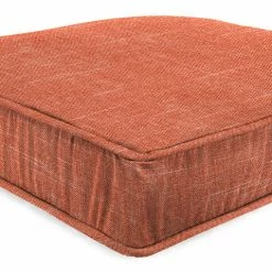 Jordan Manufacturing Outdoor Boxed Edge Deep Seat Cushion-TORY SUNSET RICHLOOM Custom Order Cushions