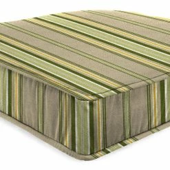 Jordan Manufacturing Outdoor Boxed Edge Deep Seat Cushion-TERRACE SUNRISE RICHLOOM Custom Order Cushions