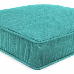 Jordan Manufacturing Outdoor Boxed Edge Deep Seat Cushion-TORY CARIBE RICHLOOM