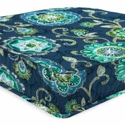 Jordan Manufacturing Outdoor Boxed Edge Deep Seat Cushion-FANFARE CAPRI Custom Order Cushions