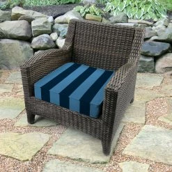 Jordan Manufacturing Outdoor Boxed Edge Deep Seat Cushion-PREVIEW CAPRI RICHLOOM