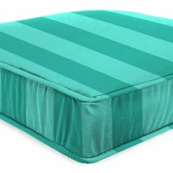 Jordan Manufacturing Outdoor Boxed Edge Deep Seat Cushion-PREVIEW LAGOON