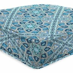 Jordan Manufacturing Outdoor Boxed Edge Deep Seat Cushion-MEDLO BAY RICHLOOM Custom Order Cushions
