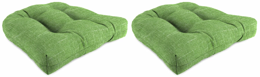 Jordan Manufacturing Set Of 2 Outdoor 18" Wicker Chair Cushions-TORY PALM RICHLOOM Custom Order Cushions 1 Jordan Manufacturing Set Of 2 Outdoor 18" Wicker Chair Cushions-TORY PALM RICHLOOM Custom Order Cushions