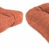 Jordan Manufacturing Set Of 2 Outdoor 18" Wicker Chair Cushions-TORY SUNSET RICHLOOM