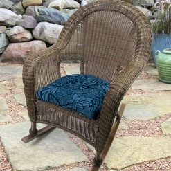 Jordan Manufacturing Custom Order Cushions Set Of 2 Outdoor 18" Wicker Chair Cushions-MAVEN CAPRI