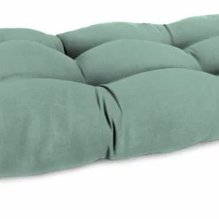 Jordan Manufacturing Custom Order Cushions Outdoor 44" Wicker Loveseat Cushion-Sunbrella CANVAS SPA ACR GLEN RAVEN