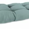 Jordan Manufacturing Outdoor 44" Wicker Loveseat Cushion-Sunbrella SHORE LINEN GLEN RAVEN Custom Order Cushions
