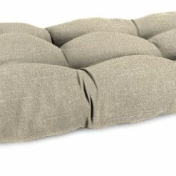 Jordan Manufacturing Outdoor 44" Wicker Loveseat Cushion-TORY BISQUE RICHLOOM Custom Order Cushions