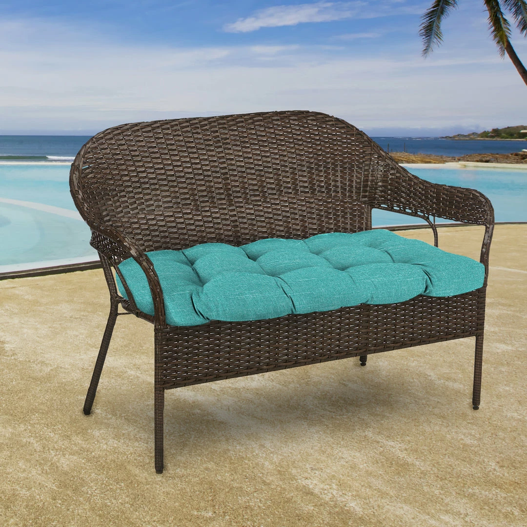 Jordan Manufacturing Outdoor 44" Wicker Loveseat Cushion-TORY CARIBE RICHLOOM Custom Order Cushions 2 Jordan Manufacturing Outdoor 44" Wicker Loveseat Cushion-TORY CARIBE RICHLOOM Custom Order Cushions