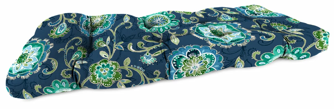 Jordan Manufacturing Outdoor 44" Wicker Loveseat Cushion-FANFARE CAPRI Custom Order Cushions 1 Jordan Manufacturing Outdoor 44" Wicker Loveseat Cushion-FANFARE CAPRI Custom Order Cushions