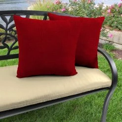 Jordan Manufacturing Custom Order Cushions Outdoor 18" Accessory Throw Pillows-MCHUSK BERRY RICHLOOM